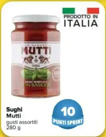 Carrefour Mutti Sughi 280g offerta