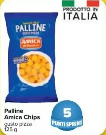 Carrefour Amica Chips Palline 125g offerta