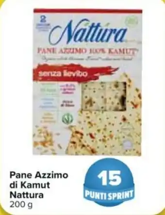 Carrefour Nattura Pane Azzimo di Kamut 200g offerta