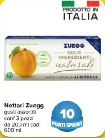 Zuegg Nettari 3 pezzi 200ml cad 600ml