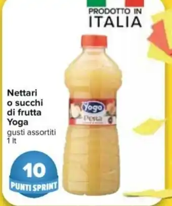 Carrefour Yoga Nettari o succhi di frutta 1lt offerta