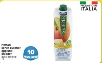 Carrefour Skipper Nettari senza zuccheri aggiunti 1lt offerta