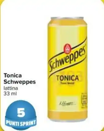 Carrefour Schweppes Tonica 33ml offerta