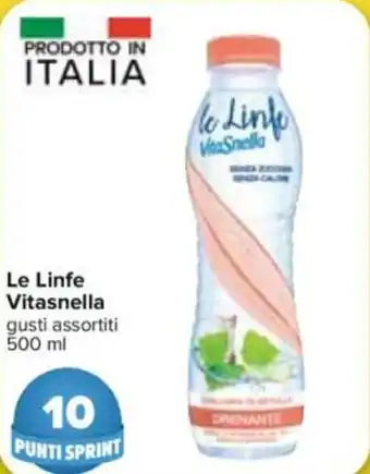 Carrefour Vitasnella Le Linfe 500ml offerta