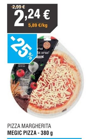 Megic Pizza Pizza Margherita 380g