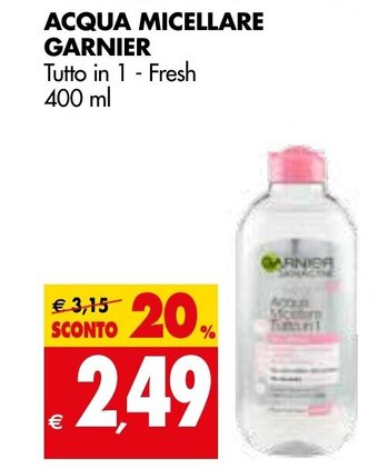 Garnier Acqua Micellare Tutto in 1 - Fresh 400 ml