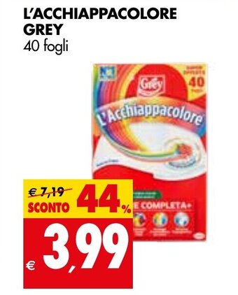 Tigros Grey L'Acchiappacolore 40 fogli offerta