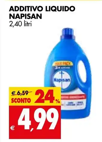 Tigros Napisan Additivo Liquido 2,40 litri offerta