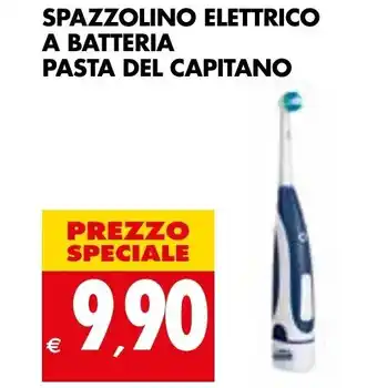 Pasta del Capitano Spazzolino Elettrico a Batteria