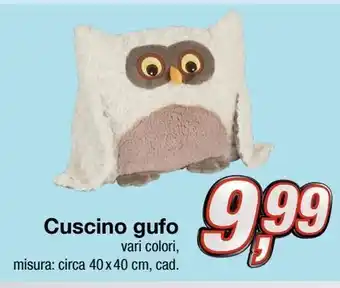 KiK Cuscino gufo offerta