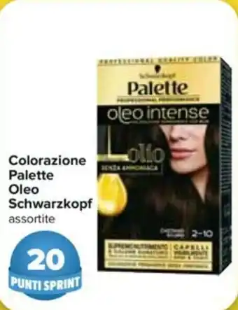 Carrefour Schwarzkopf Palette Oleo Colorazione offerta
