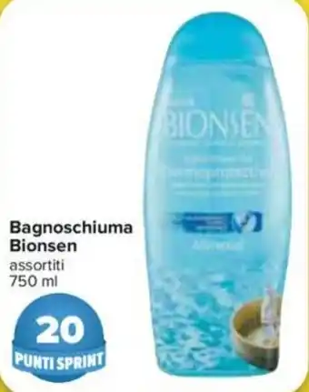 Carrefour Bionsen Bagnoschiuma 750ml offerta