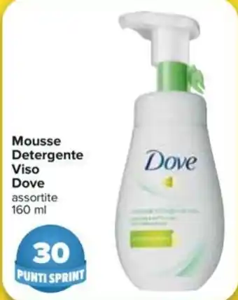 Carrefour Dove Mousse Detergente Viso 160ml offerta