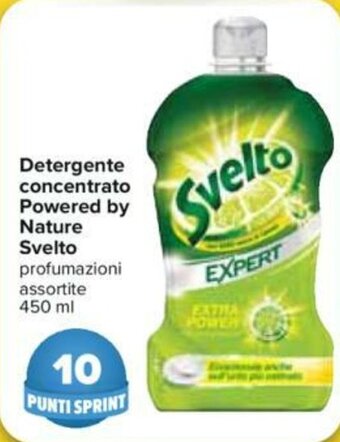 Carrefour Svelto Detergente concentrato Powered by Nature 450ml offerta