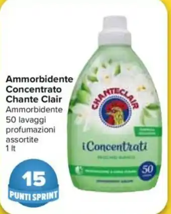 Carrefour ChanteClair Ammorbidente Concentrato 50 lavaggi 1lt offerta