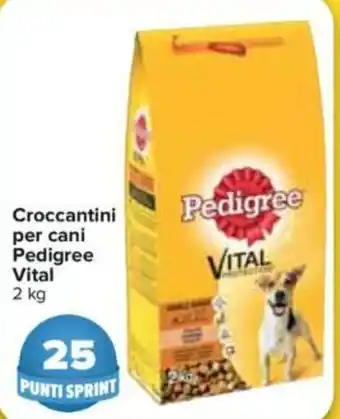 Carrefour Pedigree Vital Croccantini per cani 2kg offerta