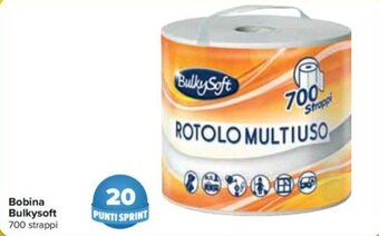 Carrefour Bulkysoft Bobina 700 strappi offerta