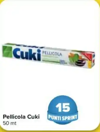 Carrefour Cuki Pellicola 50mt offerta