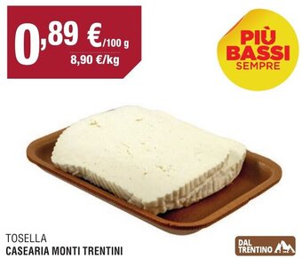 Tosella Casearia Monti Trentini