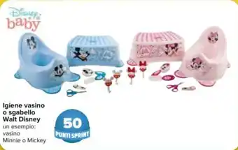 Carrefour Disney Walt Igiene vasino o sgabello offerta