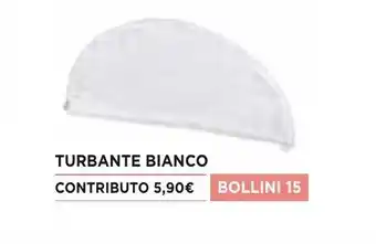 Famila Carrara Turbante Bianco offerta