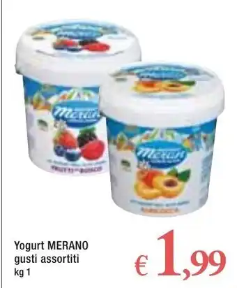 Famila Merano Yogurt gusti assortiti 1kg offerta