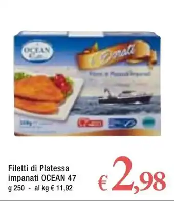 Famila Ocean 47 Filetti di Platessa impanati 250g offerta