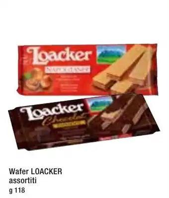 Famila Loacker Wafer assortiti 118g offerta