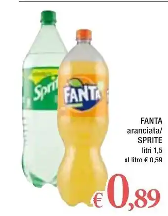 Famila Fanta Aranciata/Sprite 1,5 litri offerta