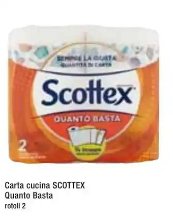 Famila Scottex Quanto Basta Carta cucina 2 rotoli offerta