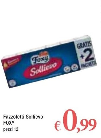 Famila Foxy Fazzoletti Sollievo 12 pezzi offerta