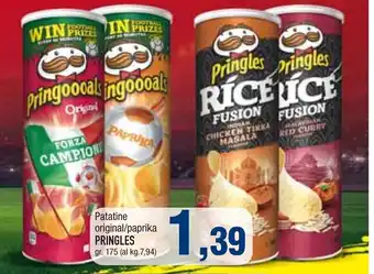 Famila Pringles Patatine original/paprika 175gr offerta