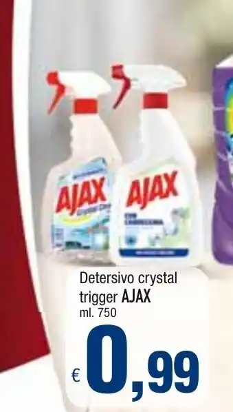 Famila Ajax Crystal Trigger Detersivo 750ml offerta