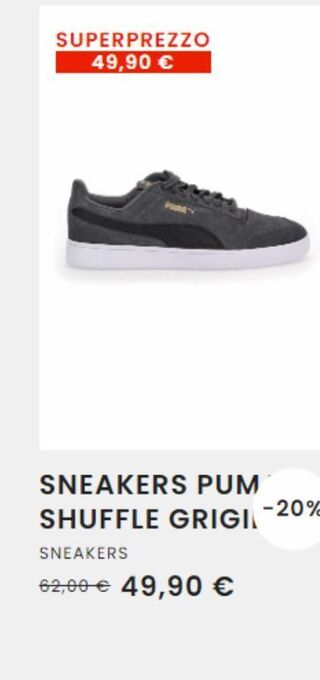Pittarello Scarpe uomo puma offerta