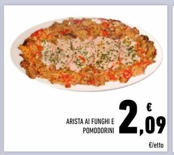 Arista ai funghi e pomodorini