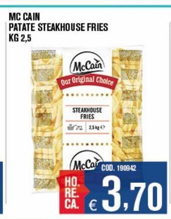 Adhoc Mc cain patate steakhouse fries offerta