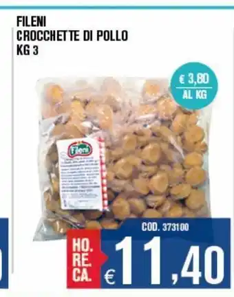 Adhoc Fileni crocchette di pollo offerta
