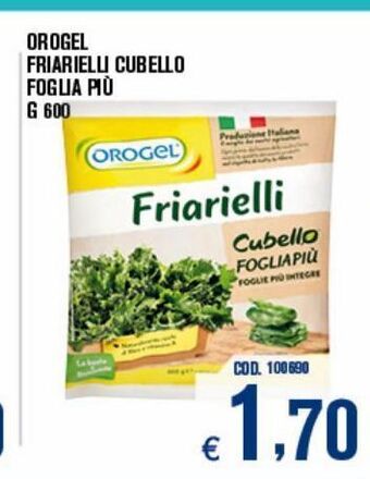 Adhoc Orogel friarielli cubello foglia più offerta
