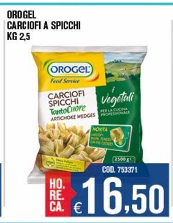 Orogel carciofi a spicchi