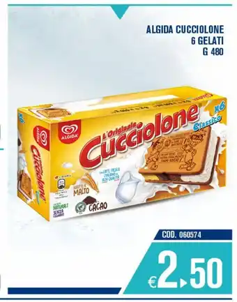 Adhoc Algida cucciolone 6 gelati offerta