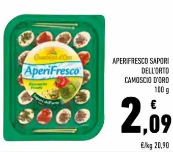 Conad Camoscio d'Oro Aperifresco sapori dell'orto 100 g offerta