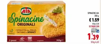 Conad Aia Spinacine 300 g offerta
