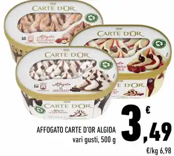 Conad Algida Carte d'Or Affogato 500 g offerta