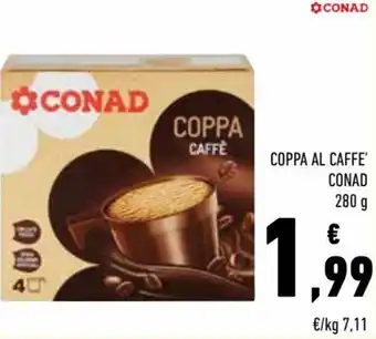 Conad Conad Coppa al caffè 280 g offerta