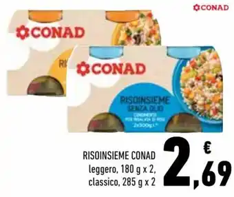 Conad Conad Risoinsieme 180 g x 2, 285 g x 2 offerta