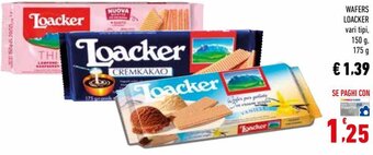 Conad Loacker Wafers 150 g/175 g offerta