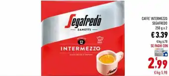 Conad Segafredo caffè intermezzo 250 g x 2 offerta
