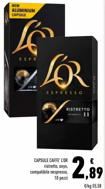 Conad L'Or Caffè capsule 10 pezzi offerta