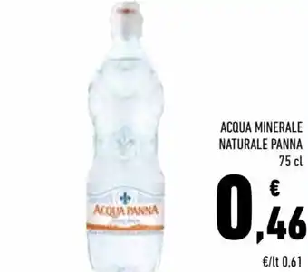 Conad Acqua Minerale Naturale panna 75 cl offerta