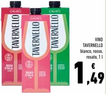 Conad Tavernello Vino 1 l offerta